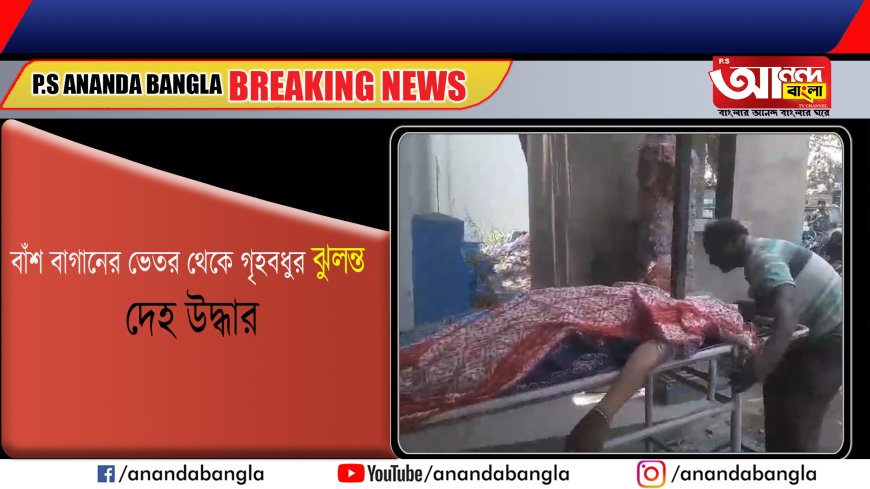 বাঁশ বাগানের ভেতর থেকে গৃহবধুর ঝুলন্ত দেহ উদ্ধার